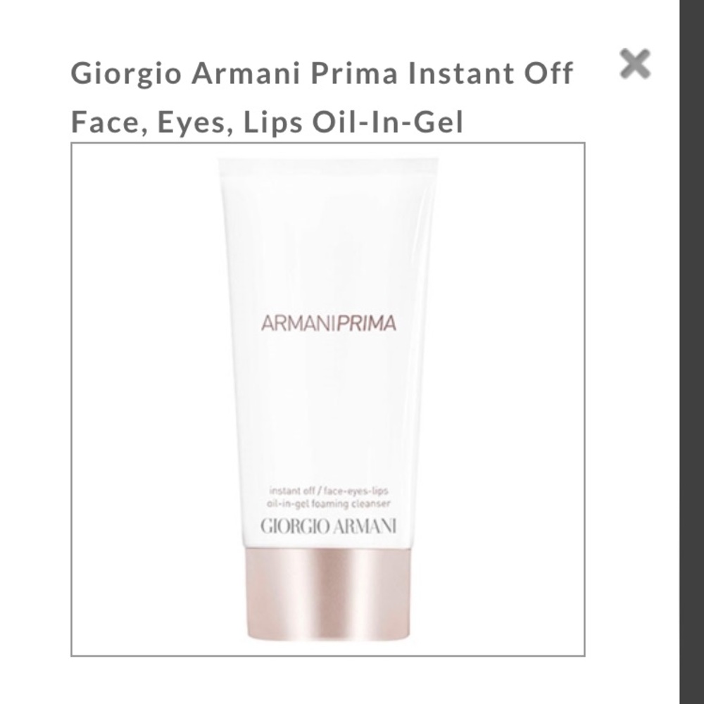 Giorgio Armani Prima Cleanser